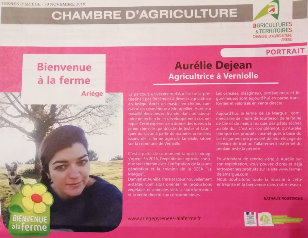 article bienvenue a la ferme 